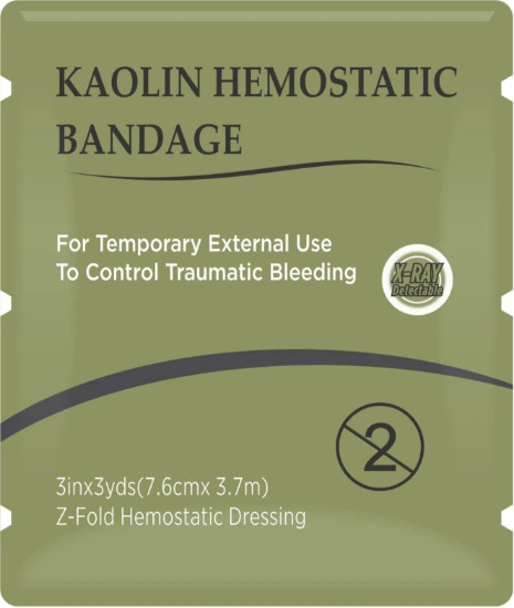 Kaolin Combat Gauze – Hemostatic Control for Severe Bleeding
